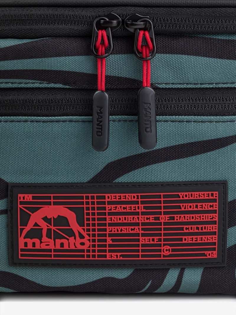 MANTO waist bag GRID XXL green camo